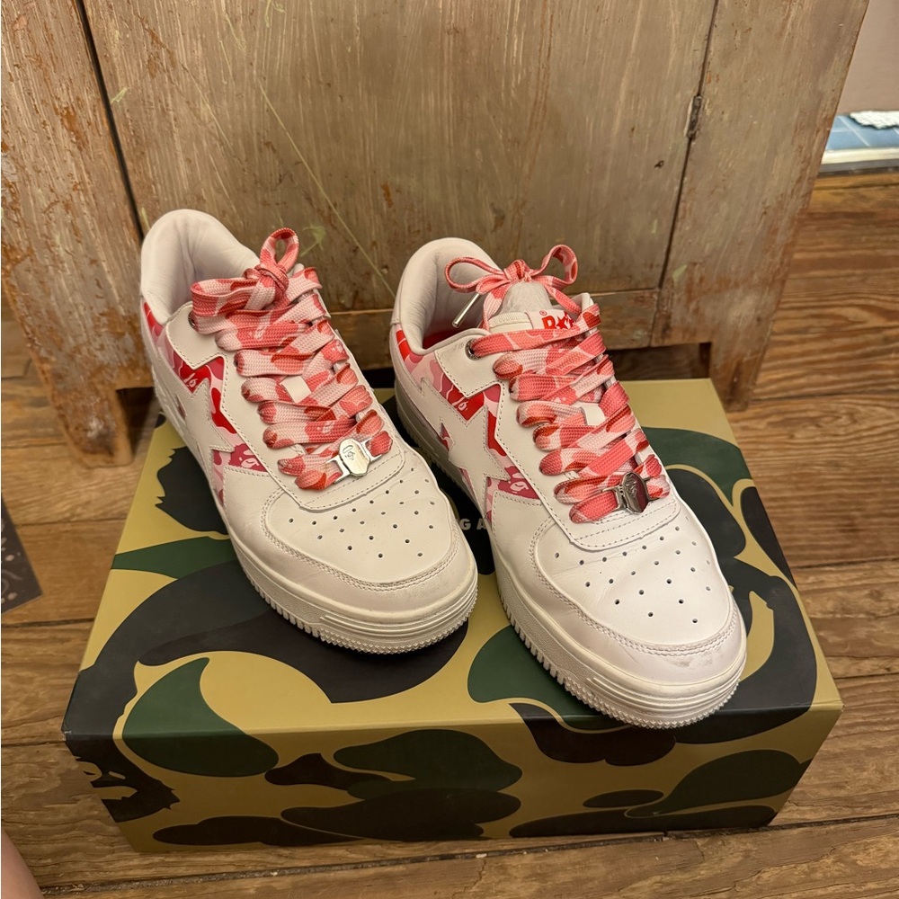 A Bathing Ape Bape Sta Icon ABC Camo Pink